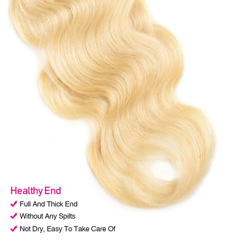 Beaufox Hair Body Wave 1 Bundles 613 Blonde Color Easy Dyed beaufox hair beaufox hair