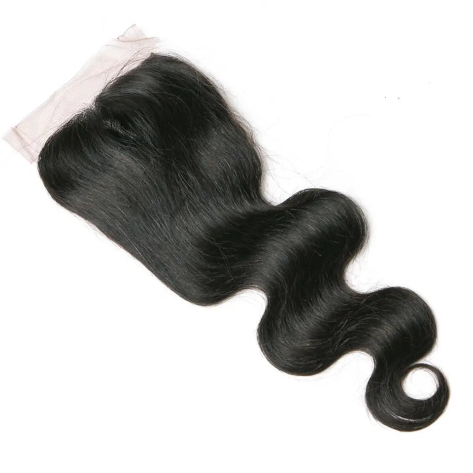 Beaufox Hair Body Wave Human Hair 4X4 Lace Closure Hair Natural Black beaufox hair beaufox hair