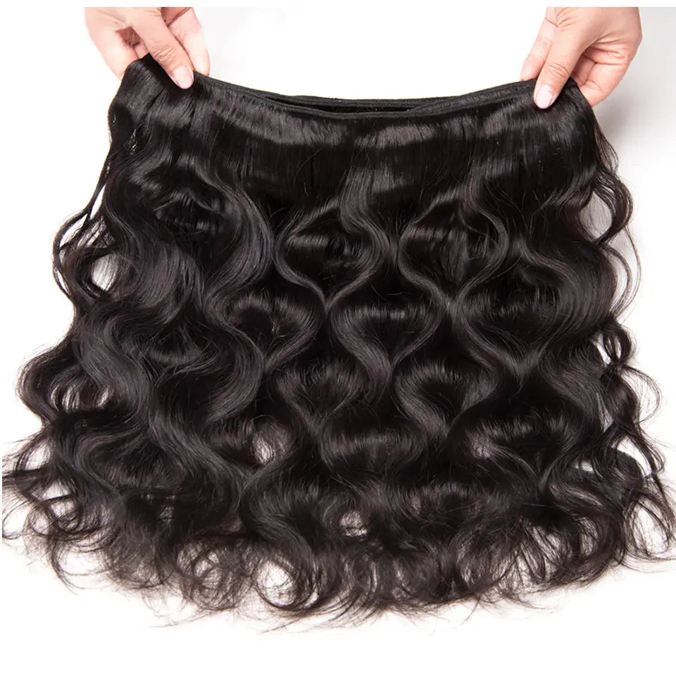 Beaufox Hair Virgin Human Hair Body Wave 4 Bundles Natural Black beaufox hair beaufox hair