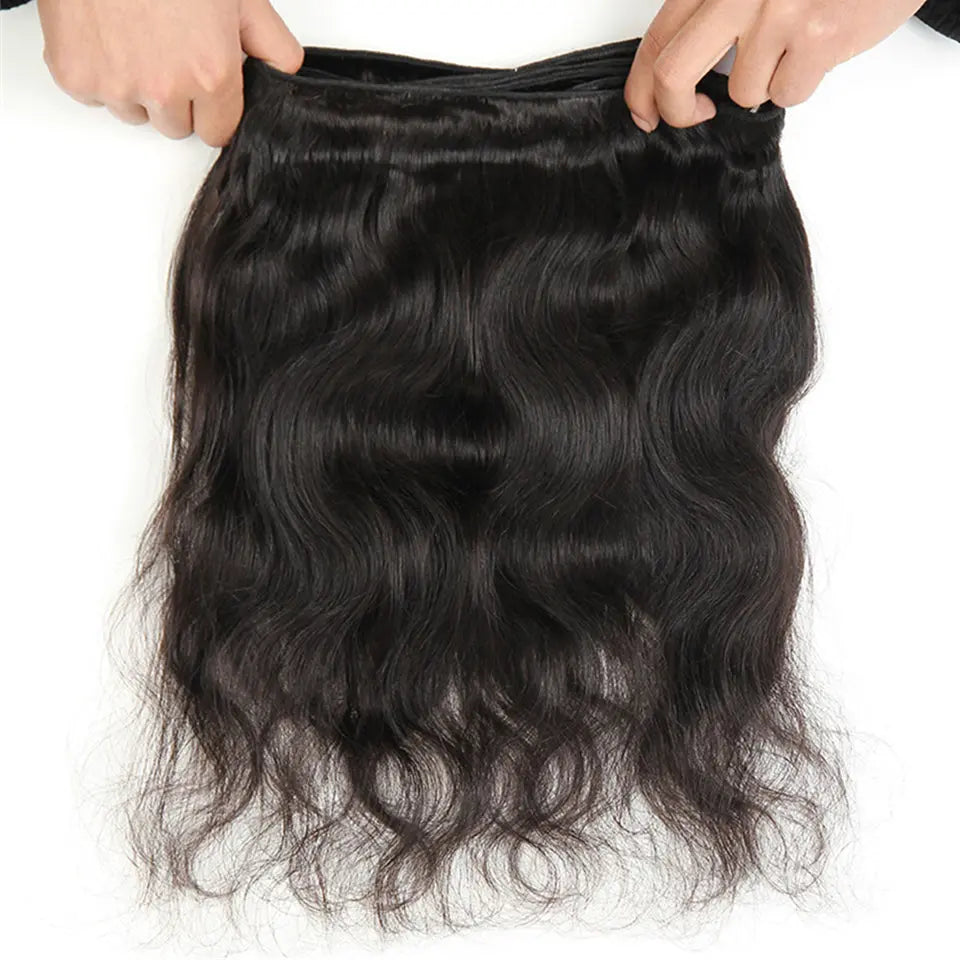 Malaysian Virgin Human Hair Body Wave 4 Bundles With 4X4/5X5/6X6 Closure beaufox hair beaufox hair