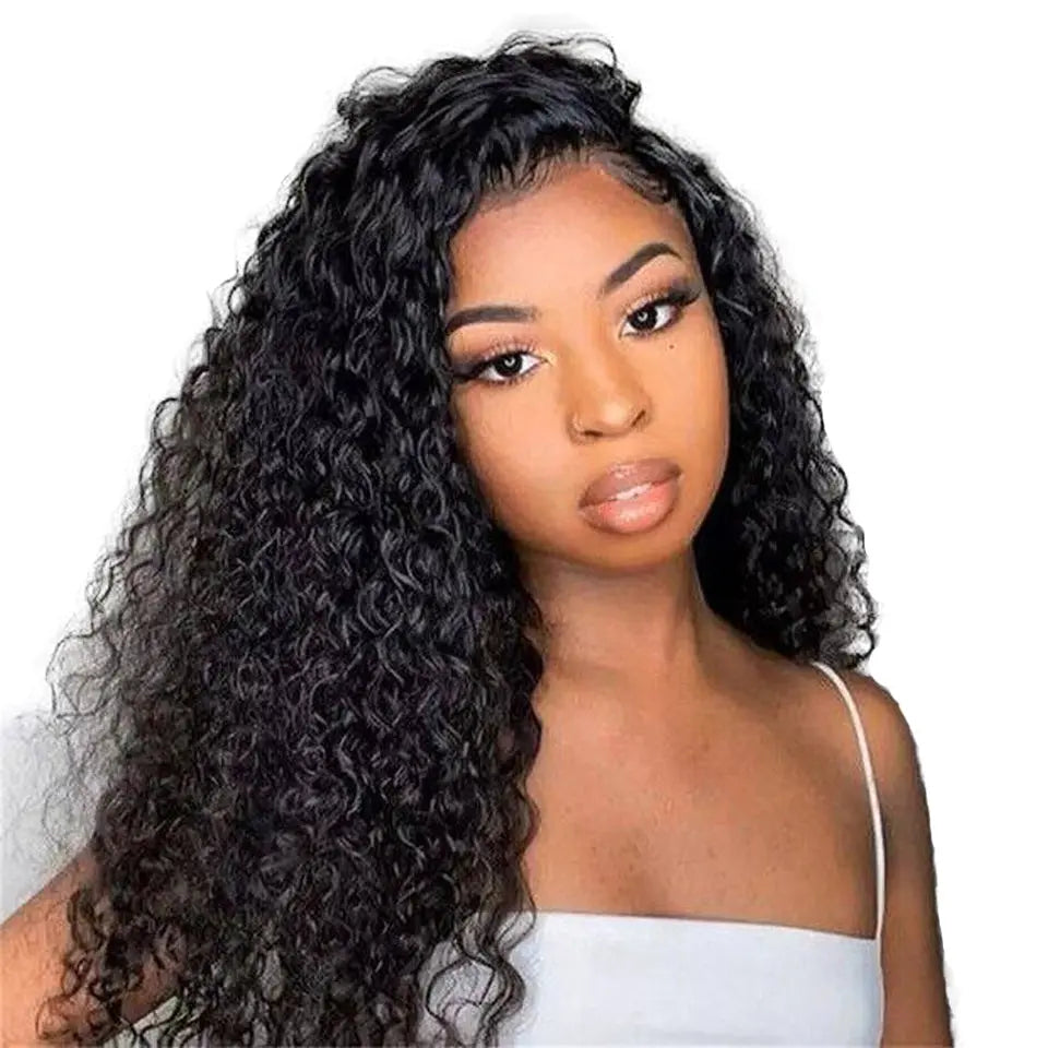Water Wave 13X6 Lace Front Wig With Baby Hair Water Curly Wig Human Hair Wigs beaufox hair beaufox hair