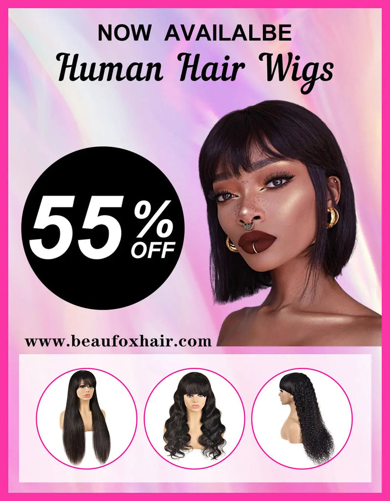 New Products! — machine made huamn hair wigs beaufox hair