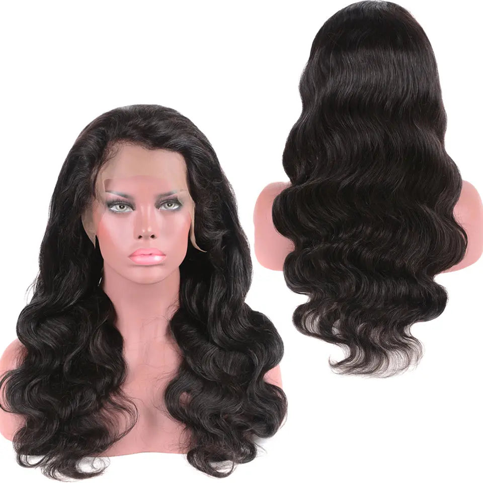 180% Density Body Wave HD Transparent Lace Front Wig Human Hair Wigs for Black Women beaufox hair beaufox hair