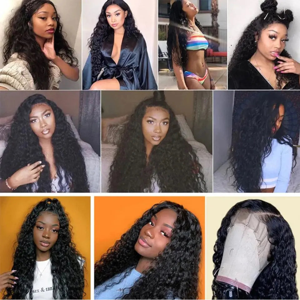 Beaufox Glueless Lace Water Wave 13x4/13x6 Lace Front Wig