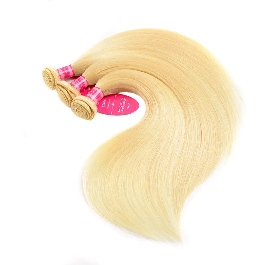 Beaufox Hair 613 Blonde Straight Hair 3 Bundles 100% Virgin Human Hair beaufox hair beaufox hair