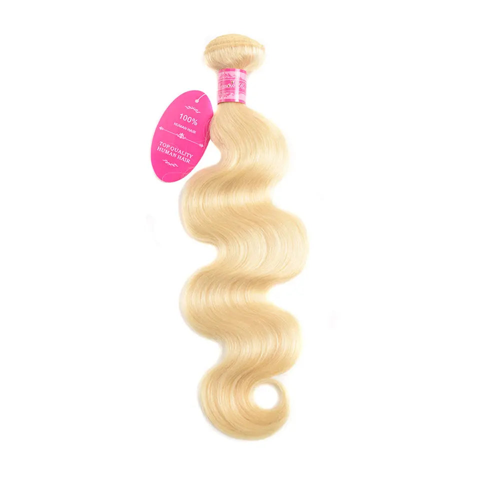 Beaufox Hair Body Wave 1 Bundles 613 Blonde Color Easy Dyed beaufox hair beaufox hair