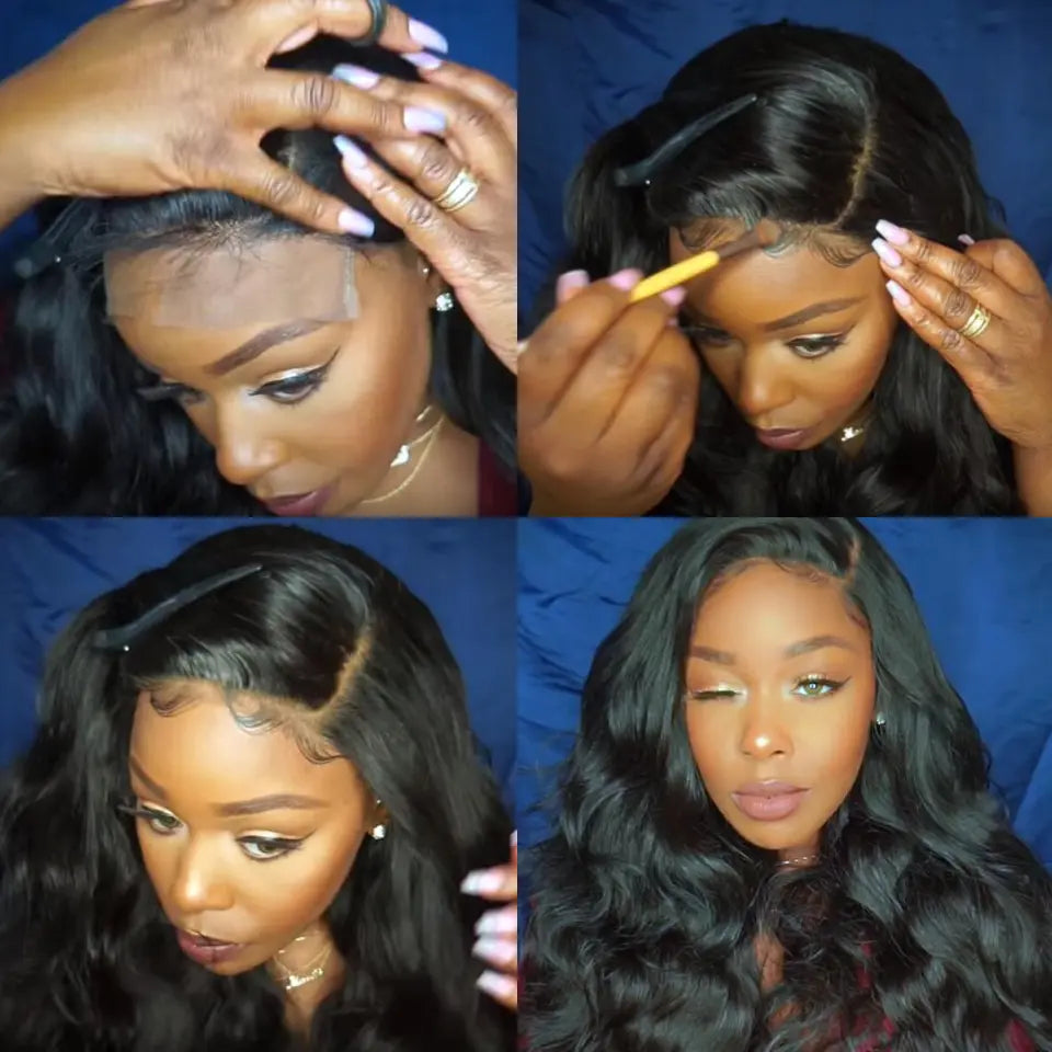 Beaufox Hair Body Wave 3 Bundles With 13X4 Lace Frontal Virgin Human Hair beaufox hair beaufox hair