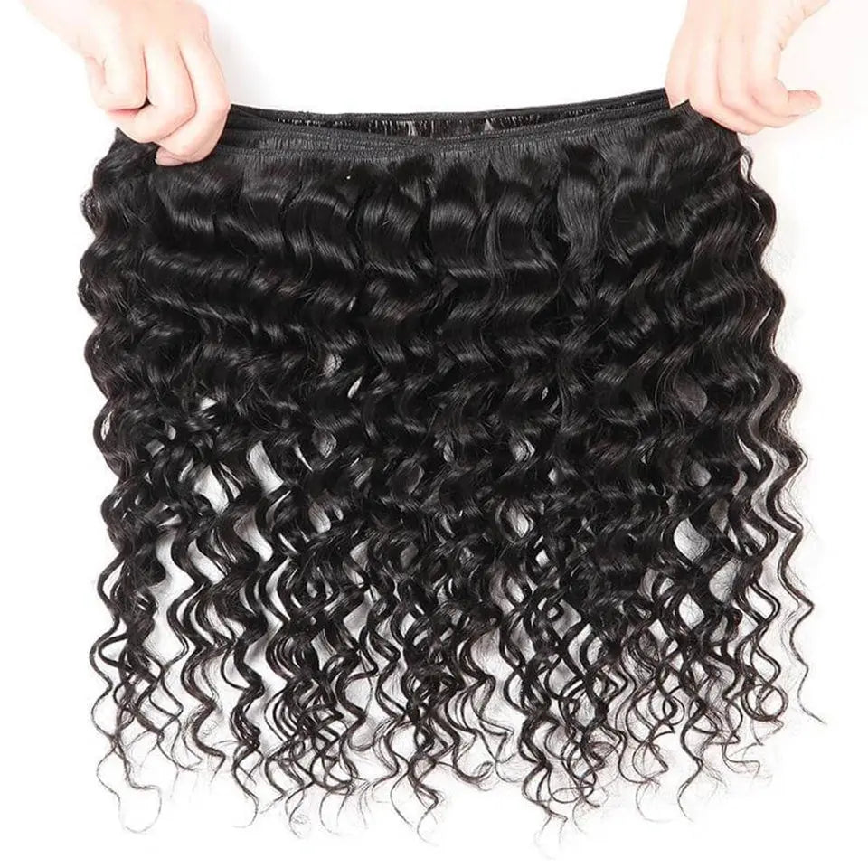 Beaufox Hair Deep Wave 4 Bundles Natural Black Virgin Human Hair beaufox hair beaufox hair
