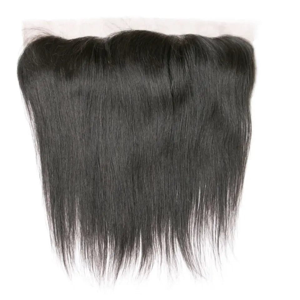 Beaufox Hair Human Hair Straight  13X4 Lace Frontal Natural Black beaufox hair beaufox hair