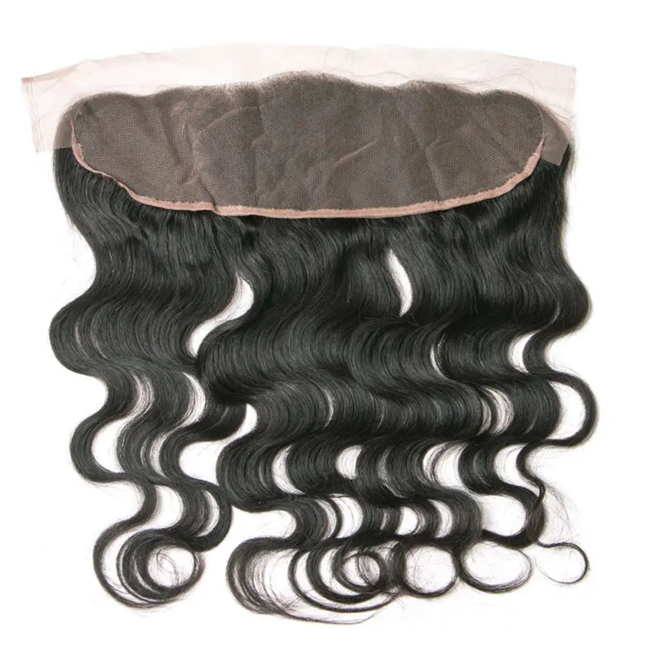 Beaufox Hair Natural Black Human Hair Body Wave 13X4 Lace Frontal beaufox hair beaufox hair