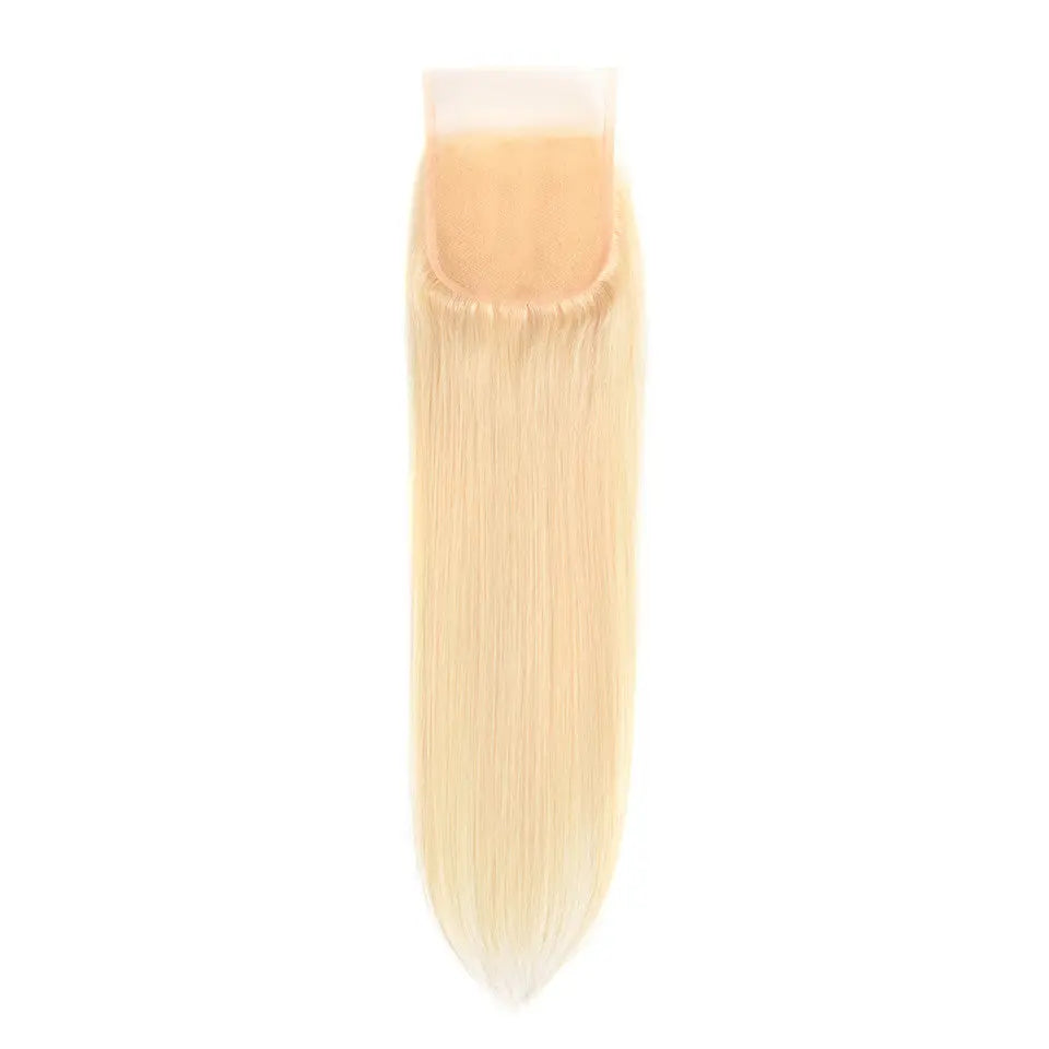 Beaufox Hair Straight 4X4 Lace Closure 613 Blonde Hair 100% Human Hair beaufox hair beaufox hair