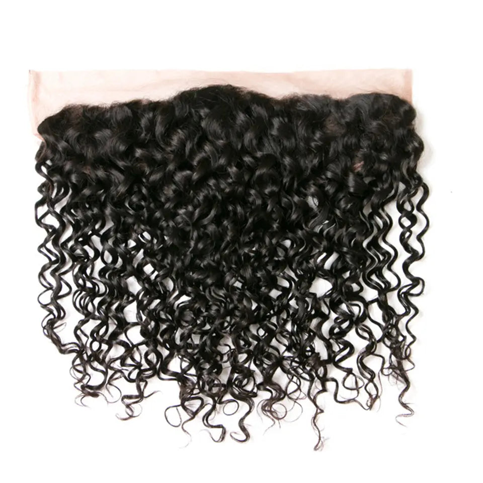Beaufox Virgin Human Hair Water Wave 4 Bundles With 13X4 Lace Frontal For Women beaufox hair beaufox hair