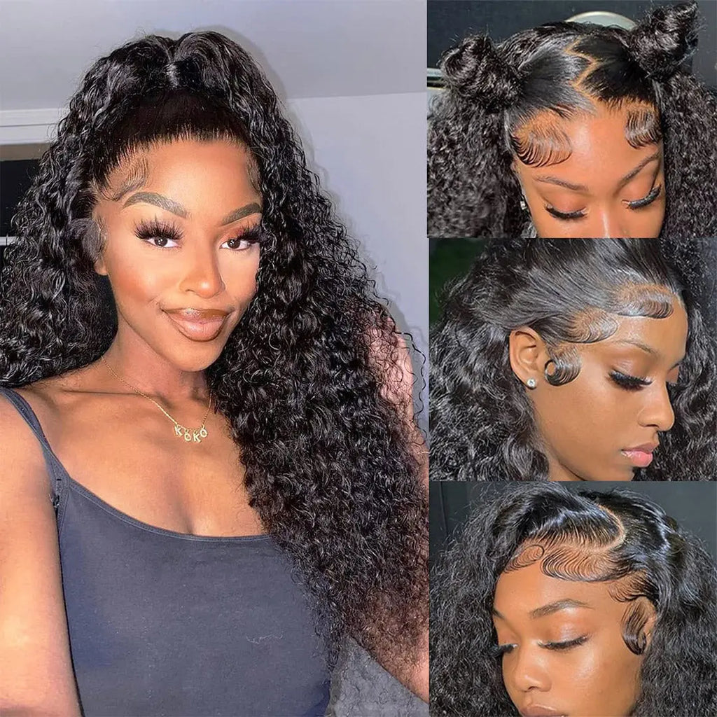 Deep Curly HD Lace Wig 13X4 Lace Front Wig