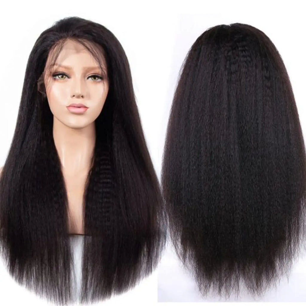 Kinky Straight Hair 13X6 HD Lace Front Wig
