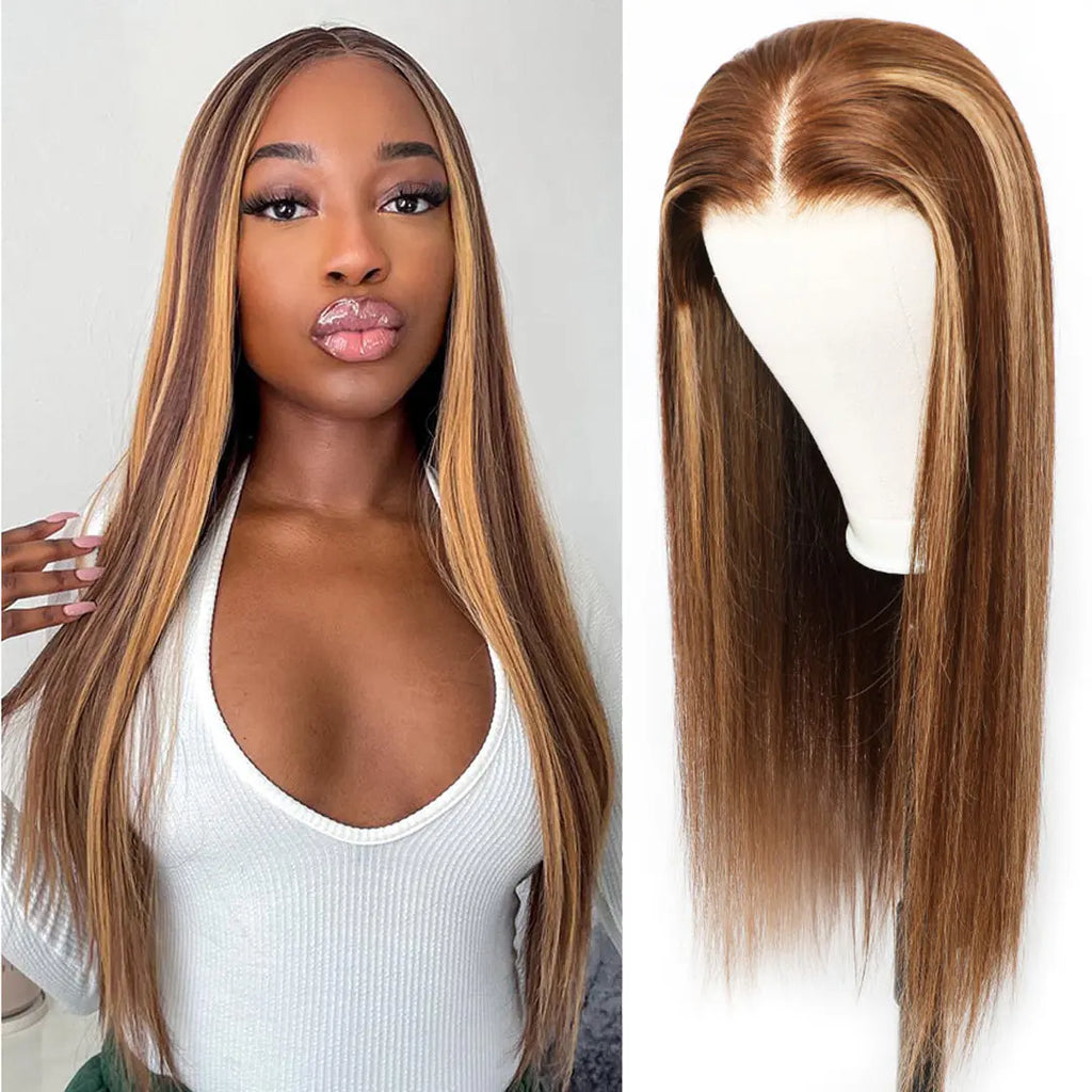 Straight Wave Lace Closure Wig 