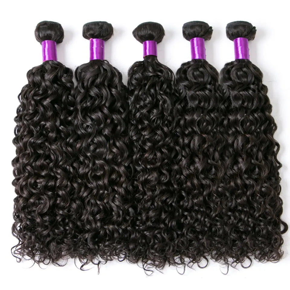 Water Curly 5 Bundles Affordable Virgin Human Hair For Women beaufox hair beaufox hair