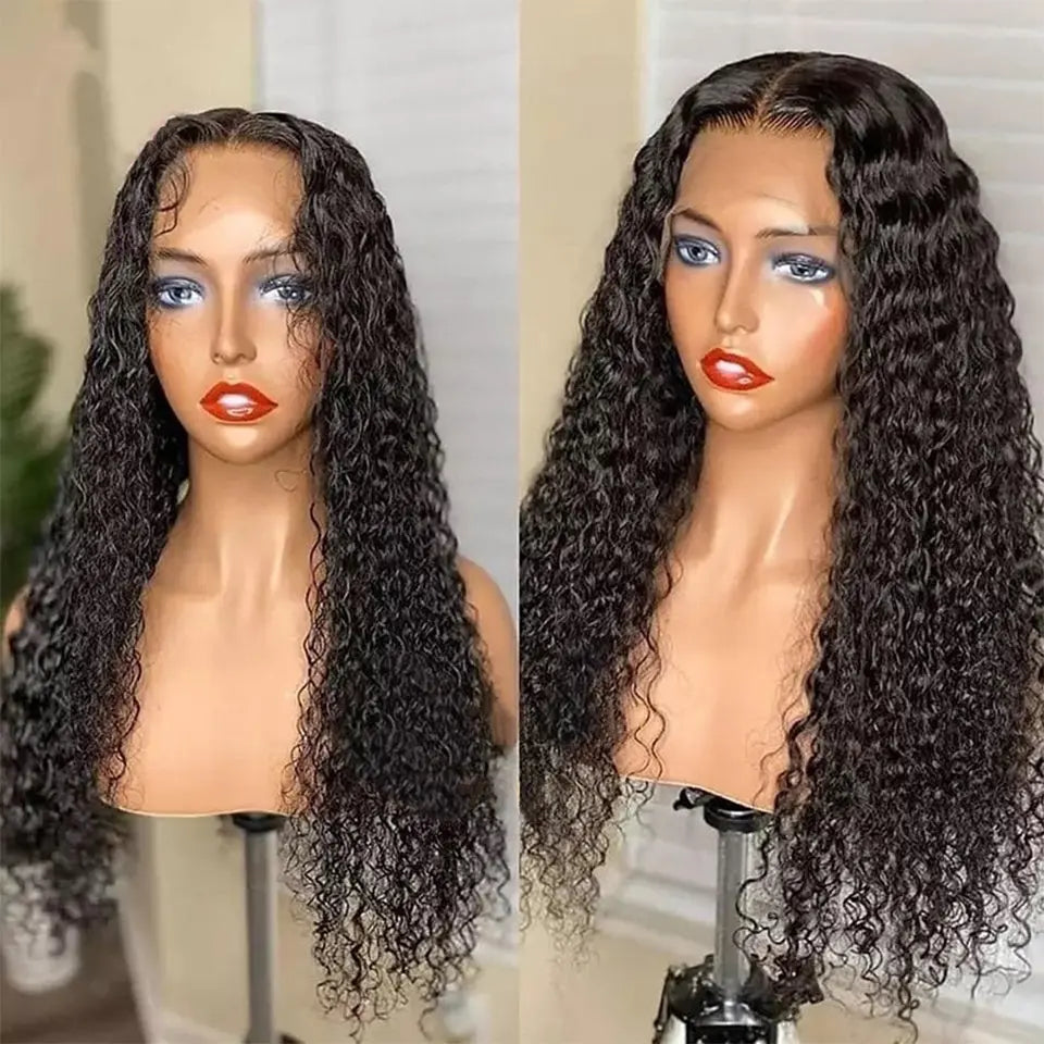 Water Wave 13X6 Lace Front Wig With Baby Hair Water Curly Wig Human Hair Wigs beaufox hair beaufox hair