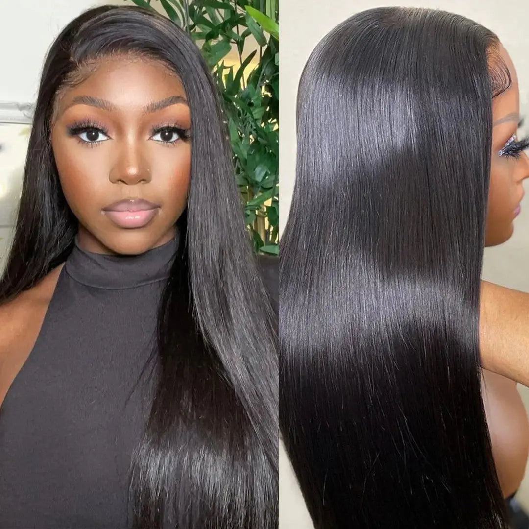 Glueless Lace Wig Straight Lace Closure