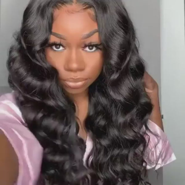 Wear and Go Glueless Wig Human Hair Loose Wave Lace Closure Wigs